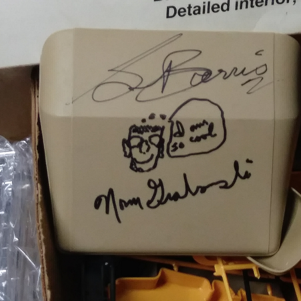 Big "T" street rod model signed by George Barris